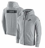 Men's Detroit Lions Nike Gridiron Gray 2.0 Full-Zip Hoodie - Ash FengYun,baseball caps,new era cap wholesale,wholesale hats